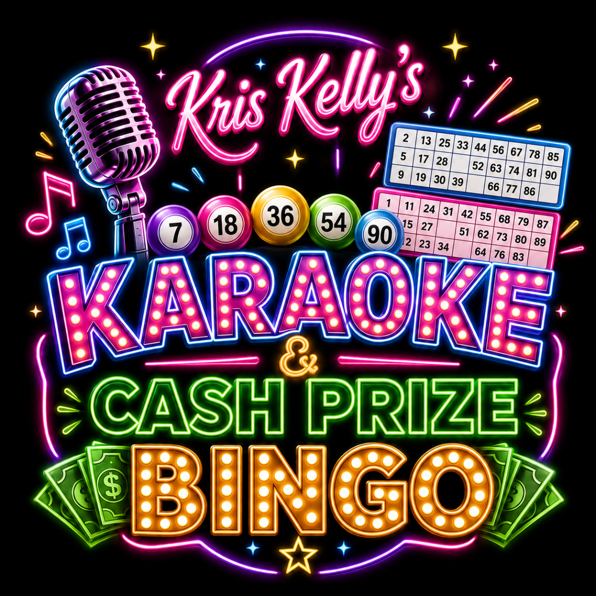 Kris Kelly's Karaoke & Cash Prize Bingo